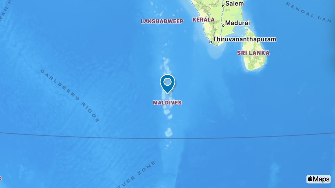 Trip itinerary map