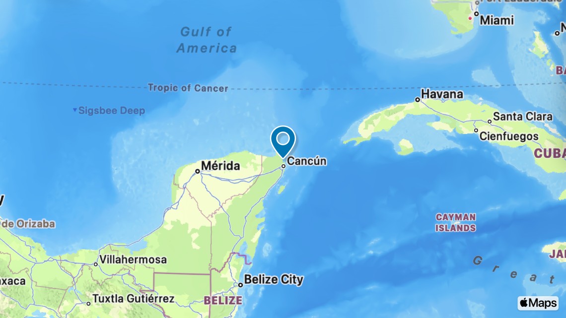 Trip itinerary map