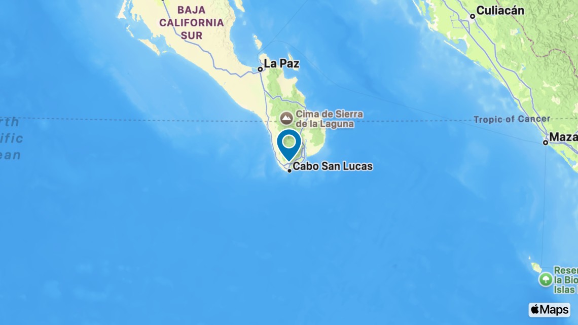 Trip itinerary map