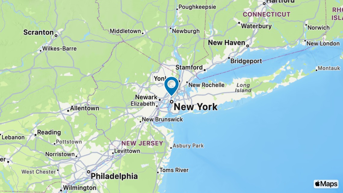 Trip itinerary map