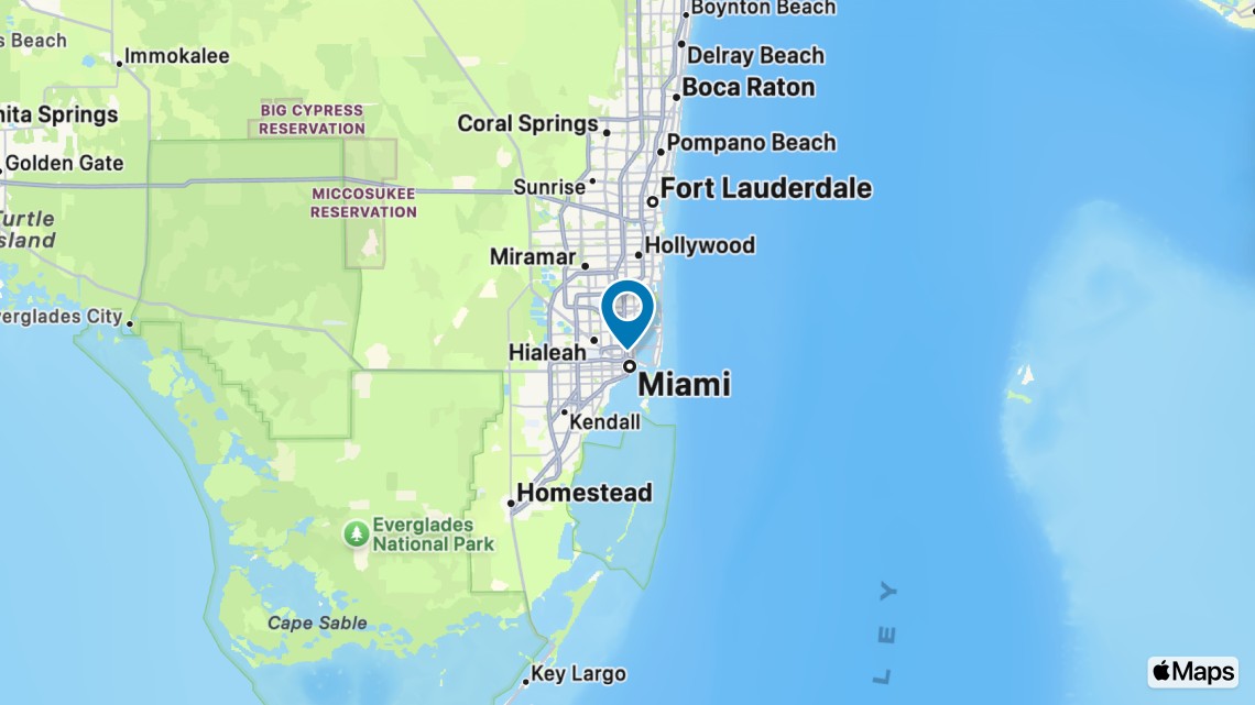 Trip itinerary map
